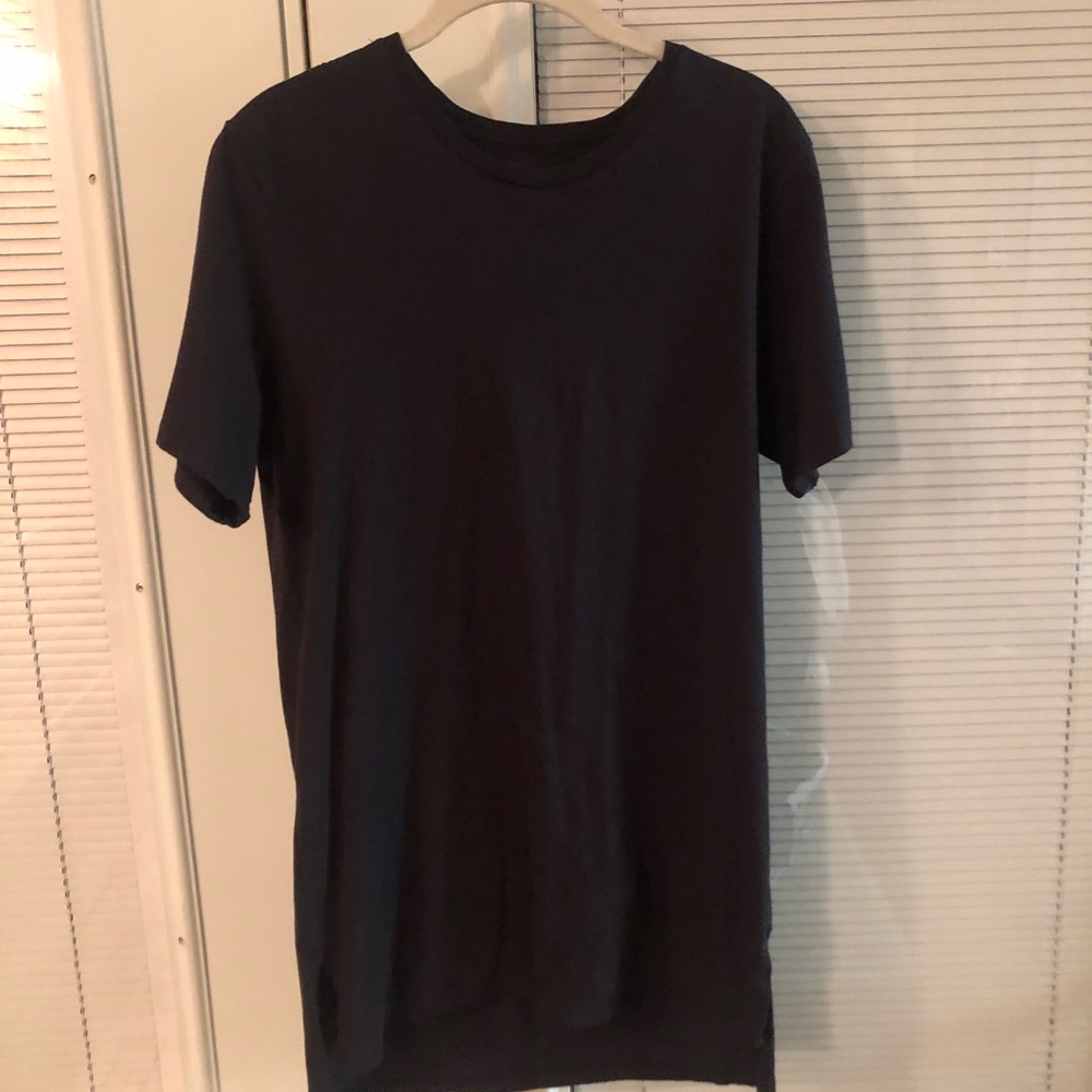 Pacsun Mini short sleeve tshirt dress in dark grey